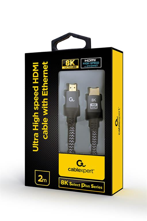 Cablexpert Ultra High Speed HDMI-kabel 8K met Ethernet, 2 m (CCB-HDMI8K-2M)